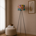 Colorful Tripod Floor Lamp