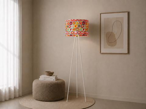 Decorative Kids White Floor Light