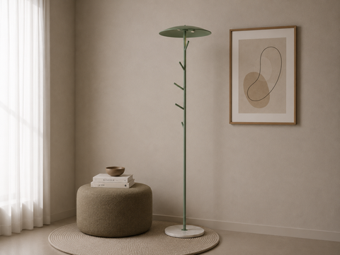 Minimalist Hanger & Floor Lamp