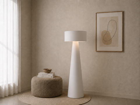 Minimalist Cone Shape  Floor Lamp
