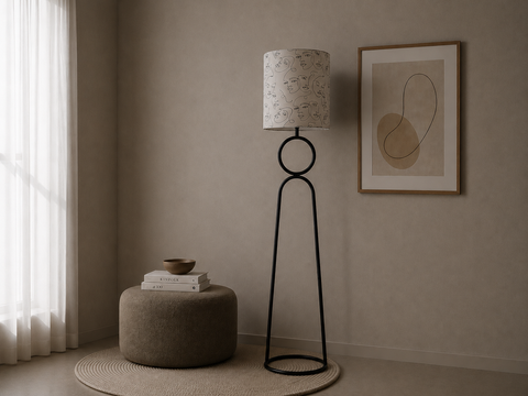 Abstract Harmony Floor Lamp