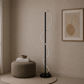 Black LED Floor Lamp