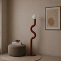 Modern Copper Brown Floor Lamp