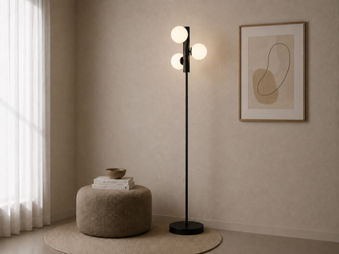 Modern Black Floor Lamp