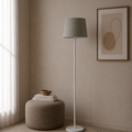 Minimalist Grey Torchiere