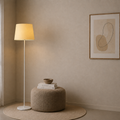 Modern White And yellow Torchiere