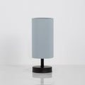 Grey Cylinder Table Lamp