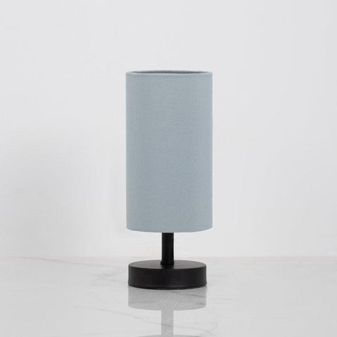 Grey Cylinder Table Lamp