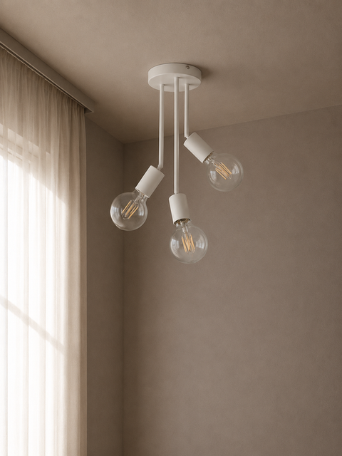 Minimalist Grey Ceiling Lamp