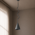 Single Pendant Grey Celling Unit