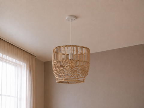 Minimalist Bamboo Pendant Ceiling