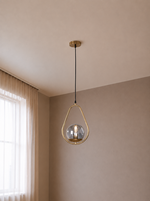 Modern Gold Single pendant