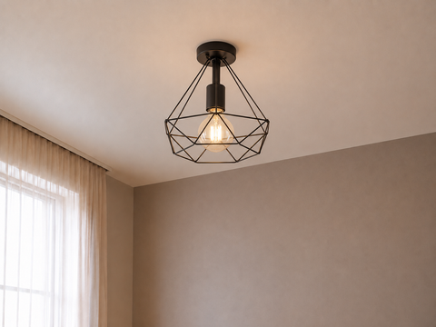 Daimond Shape Flush Pendent