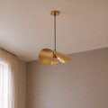 Single Gold and Black Pendent