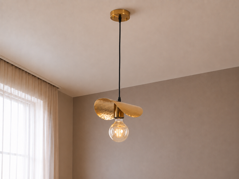 Gold and Black Pendent
