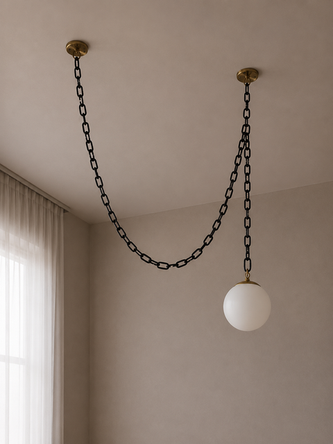 Contemporary Chain Light Pendent