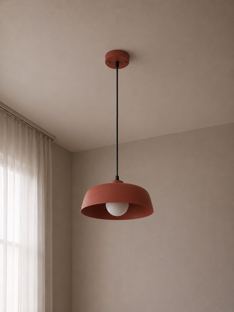 Modern Plate Shape Pendent