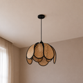 Ratan Biege Shade Pendant