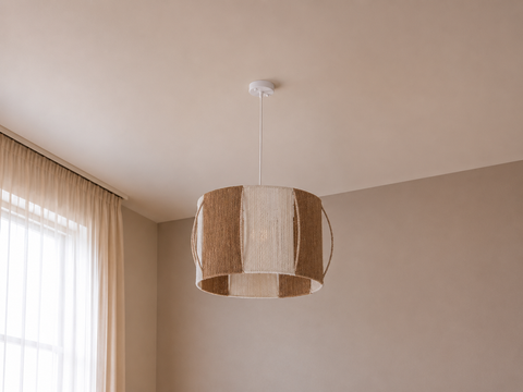 Boho Rope Brown Pendant Ceiling
