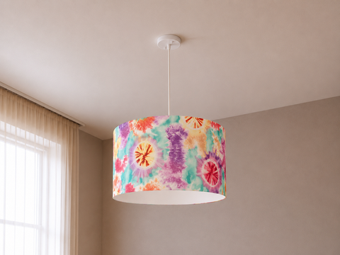 Modern Printed shade Pendant
