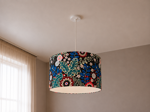Modern Printed shade Pendant