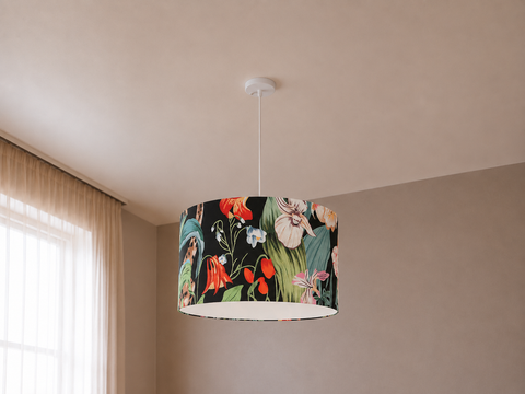Modern Printed shade Pendant