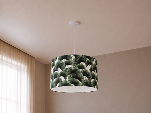 Modern Printed shade Pendant