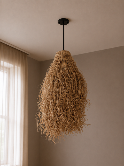 Bohemian Dark Beige Shade Pendant