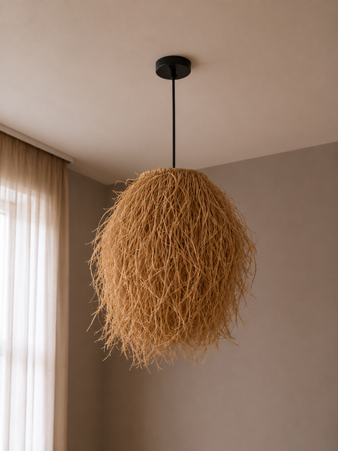 Bohemian Beige Shade Pendant
