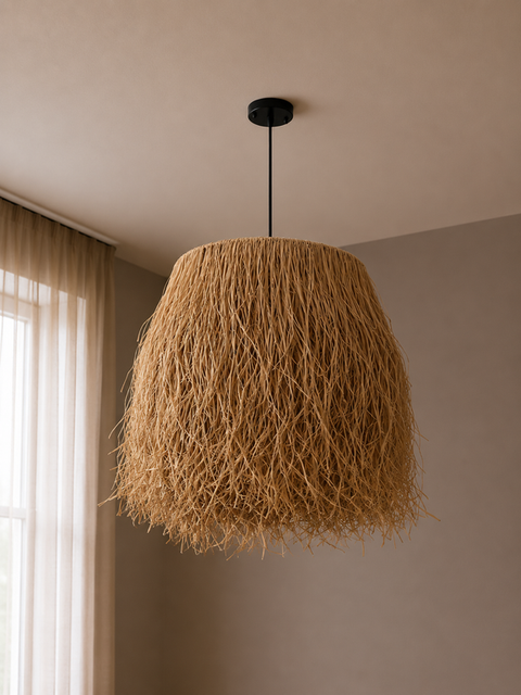 Bohemian Beige Shade Pendant