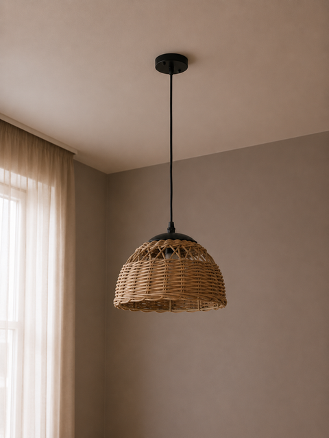 minimal beige pendant
