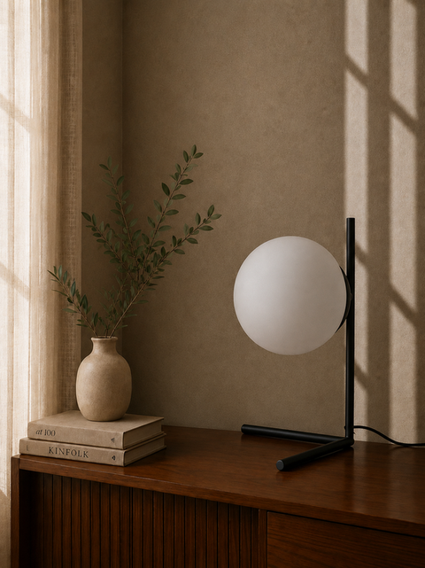 Commercial Black Table Lamp