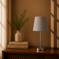 Modern Silver Table Lamp