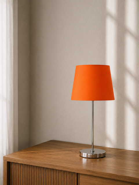 Bold Orange Table Lamp