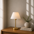 Contemporary White Table Lamp