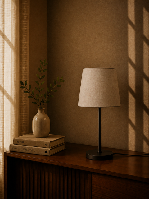 Modern Beige Table Lamp