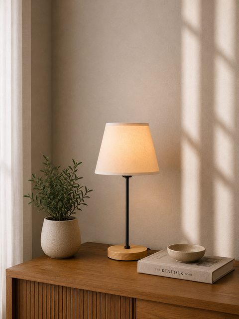 Modern Light Beige Table Lamp