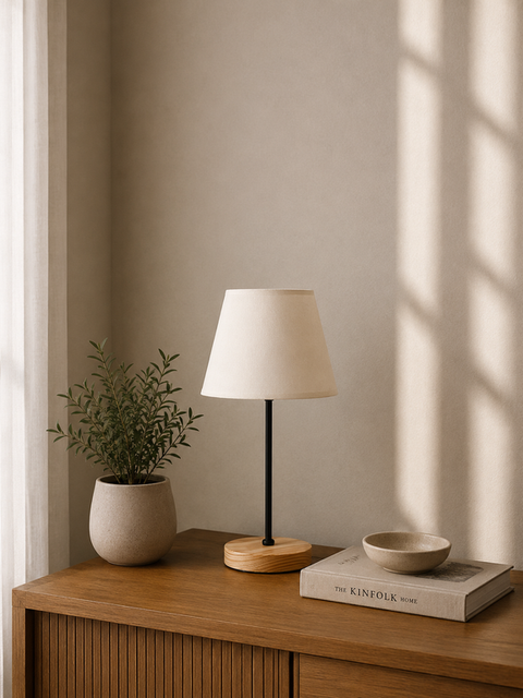 Modern Off White Table Lamp