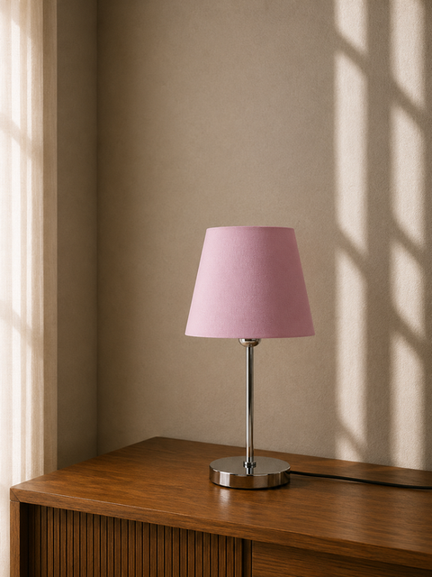 Modern Baby Pink Table Lamp