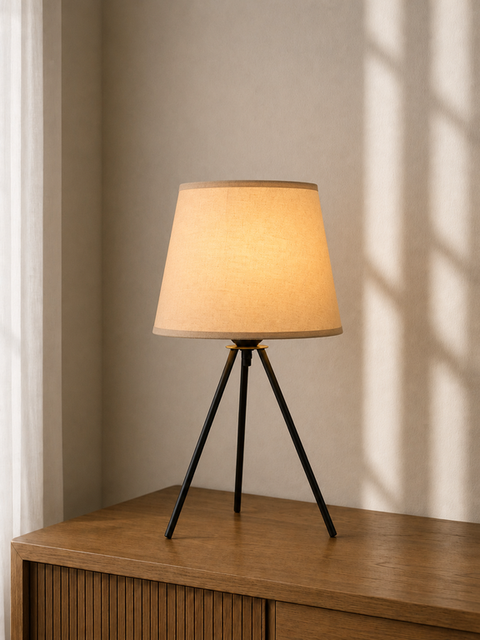 Stylish Biege Table Lamp