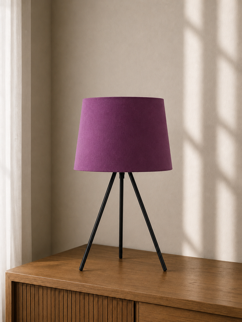 Stylish Purple Table Lamp