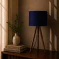 Modern Blue Tripod Table lamp