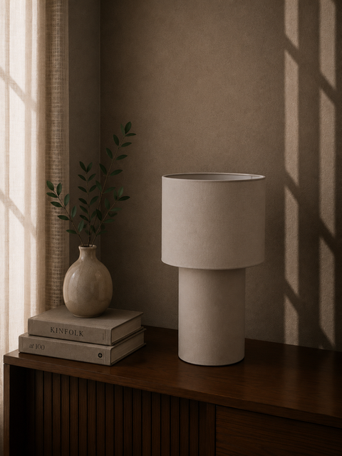 Modern White Table Lamp