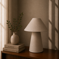 Minimalist White Fabric Lamp