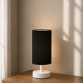 Modern Black Cylinder Table Lamp
