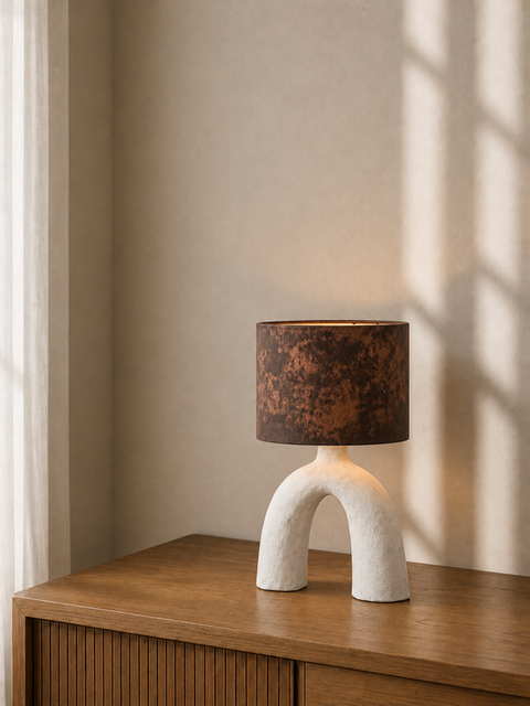 Modern Leather Table Lamp