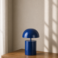 Modern Metallic Blue Table Lamp