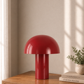 Modern Metallic Red Table Lamp