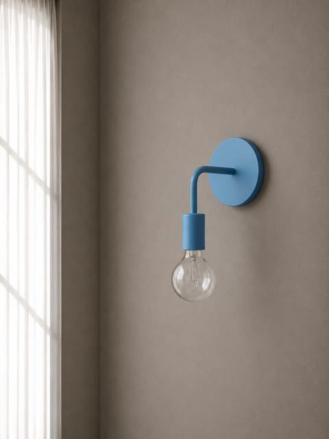 Blue Kids Wall Lamp