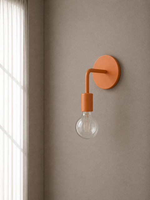 Orange Kids Wall Lamp